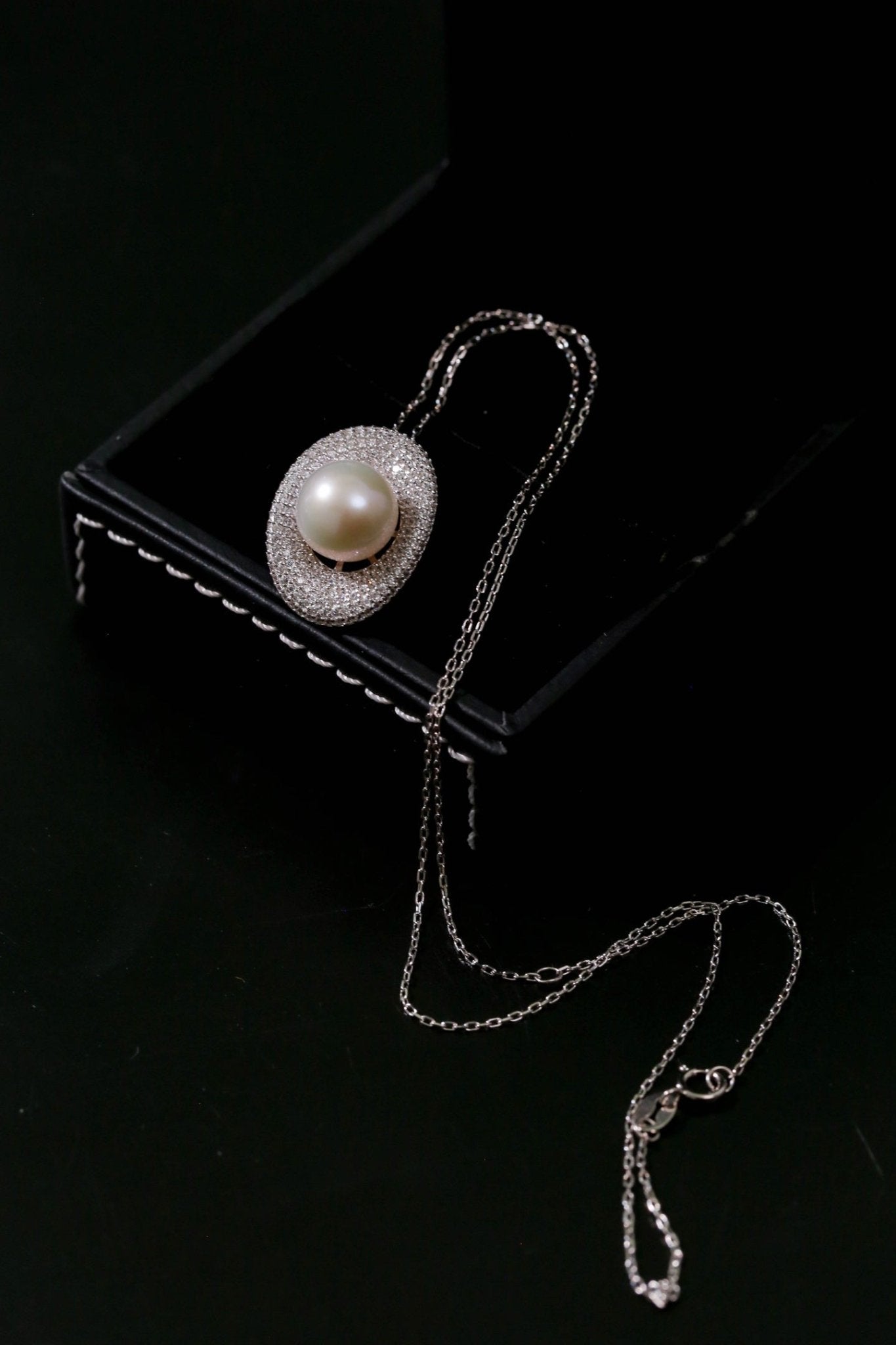 Aurora Edison Pearl Pendant Necklace - floysun