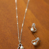Aurora Freshwater AK Mini Gourd Necklace - floysun