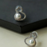 Aurora Freshwater AK Mini Gourd Stud Earrings - floysun