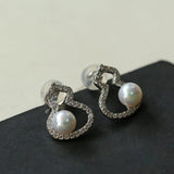 Aurora Freshwater AK Mini Gourd Stud Earrings - floysun