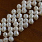 Aurora Lace Handwoven Pearl Necklace - floysun