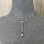 Baby Blue Enamel Heart Pendant Necklace - floysun