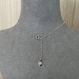 Baby Blue Enamel Heart Pendant Necklace - floysun