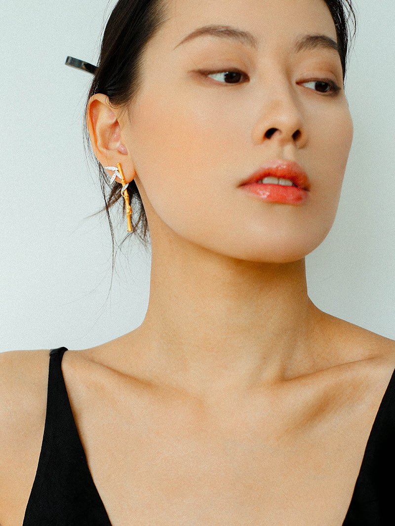Bamboo Grace Earrings - floysun