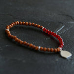 Barbie Sandalwood Freshwater Pearl & Agate Stretch Bracelet - floysun