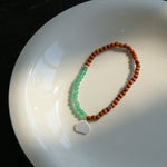 Barbie Sandalwood Freshwater Pearl & Agate Stretch Bracelet - floysun