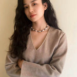 Baroque Mixed Color Pearl Necklace - floysun