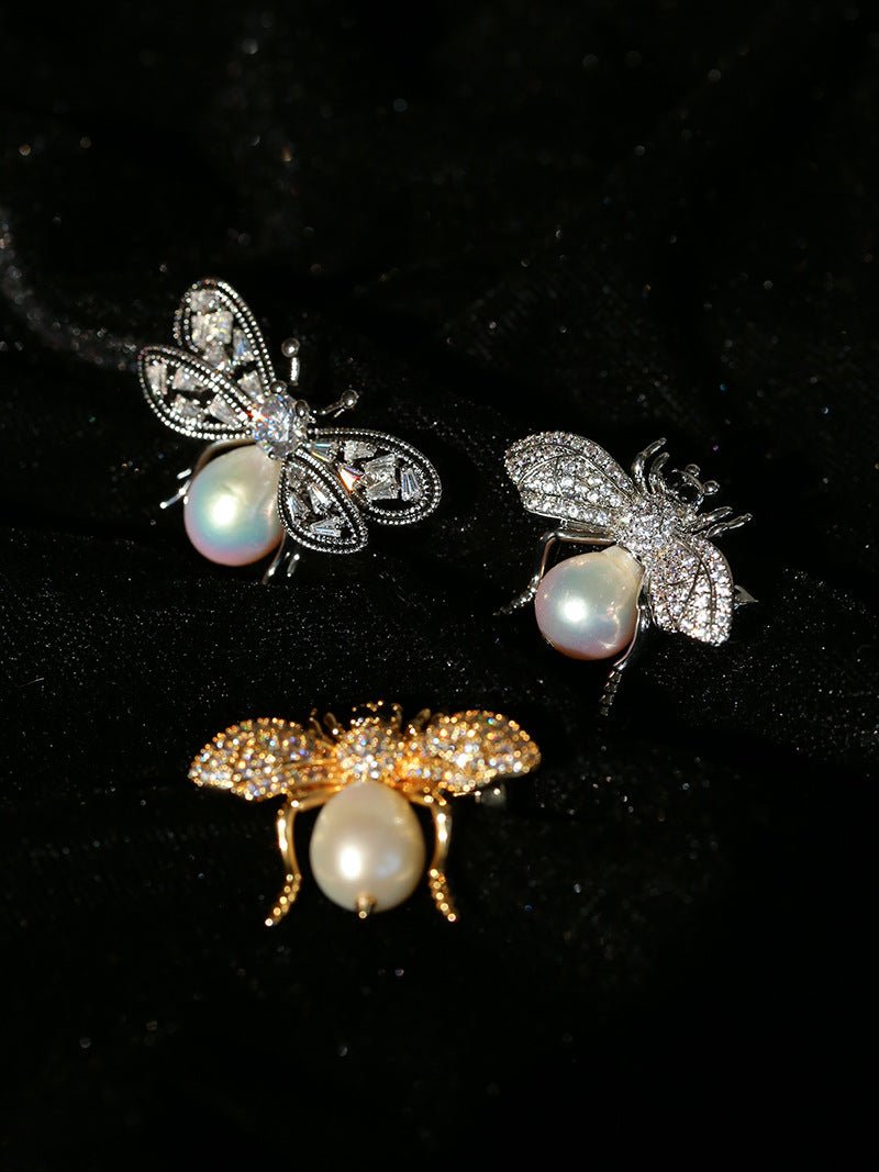 Bee & Pearl Brooch - floysun