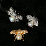 Bee & Pearl Brooch - floysun