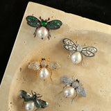 Bee & Pearl Brooch - floysun