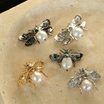 Bee & Pearl Brooch - floysun