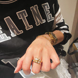 Black - Eyed Serpent Ring - floysun