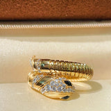 Black - Eyed Serpent Ring - floysun