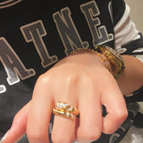 Black - Eyed Serpent Ring - floysun