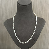Blackline Pearl Necklace – Small Pearl Mini Glow - floysun