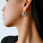 Bloom Loop Floral Rope Knot Earrings - floysun