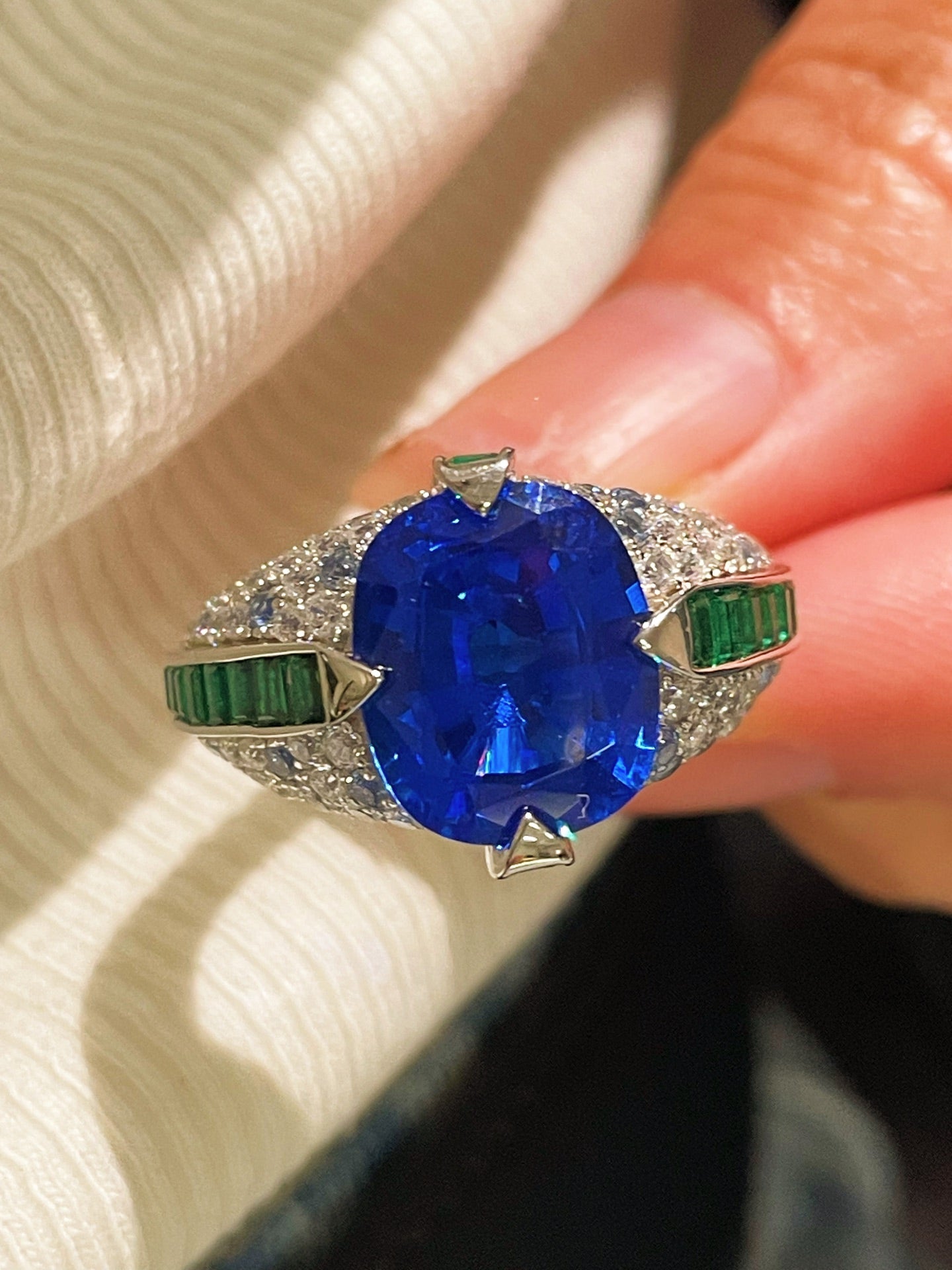 Blue - Green Luxe Gemstone Ring - floysun