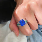Blue - Green Luxe Gemstone Ring - floysun
