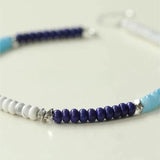 Blue Ocean Natural Stone Beaded Necklace - floysun