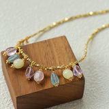 Bohemian Crystal Charm Necklace - floysun
