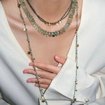 Bohemian Soulbound Double - Layer Necklace – Silver Ore - floysun
