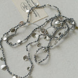 Bohemian Woven Natural Stone Necklace – Silver Accents - floysun