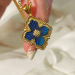 Boucheron - Inspired Four - Leaf Clover Necklaces – Red Carnelian / Black Onyx / Green Onyx / Blue Chalcedony - floysun