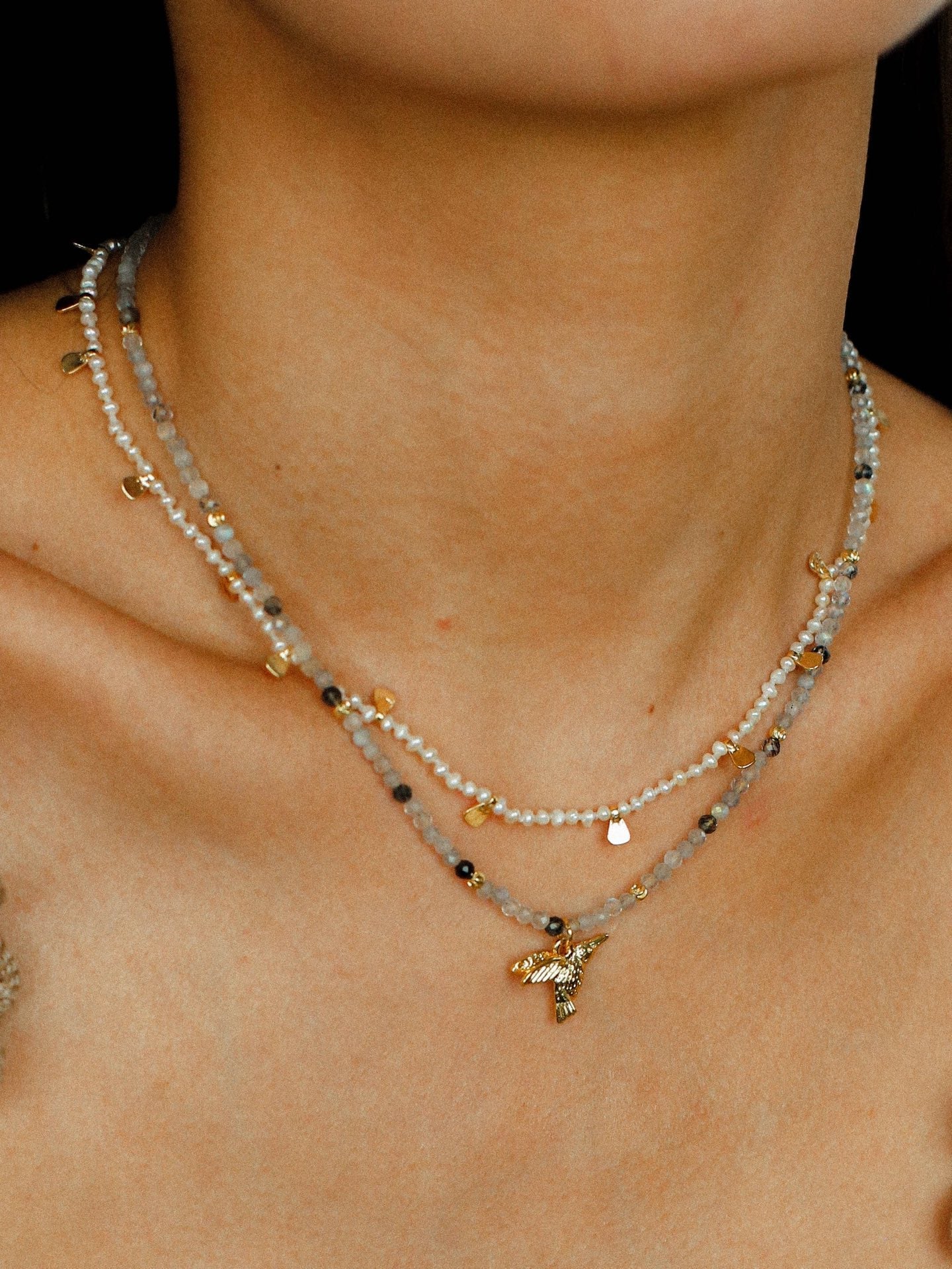 Boundless Spirit Handwoven Mini Pearl Necklace - Freshwater Pearls - floysun
