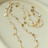 Boundless Spirit Handwoven Mini Pearl Necklace - Freshwater Pearls - floysun