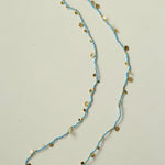 Boundless Spirit Woven Natural Stone Necklace - Blue Turquoise - floysun