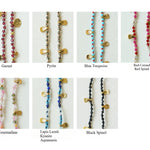 Boundless Spirit Woven Natural Stone Necklace - Red Corundum & Red Spinel - floysun