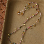 Boundless Spirit Woven Natural Stone Necklace - Tourmaline - floysun