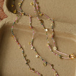 Boundless Spirit Woven Natural Stone Necklace - Tourmaline - floysun