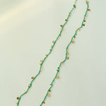 Boundless Spirit Woven Natural Stone Short Necklace - Green Agate - floysun
