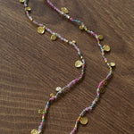 Boundless Spirit Woven Natural Stone Short Necklace - Tourmaline - floysun