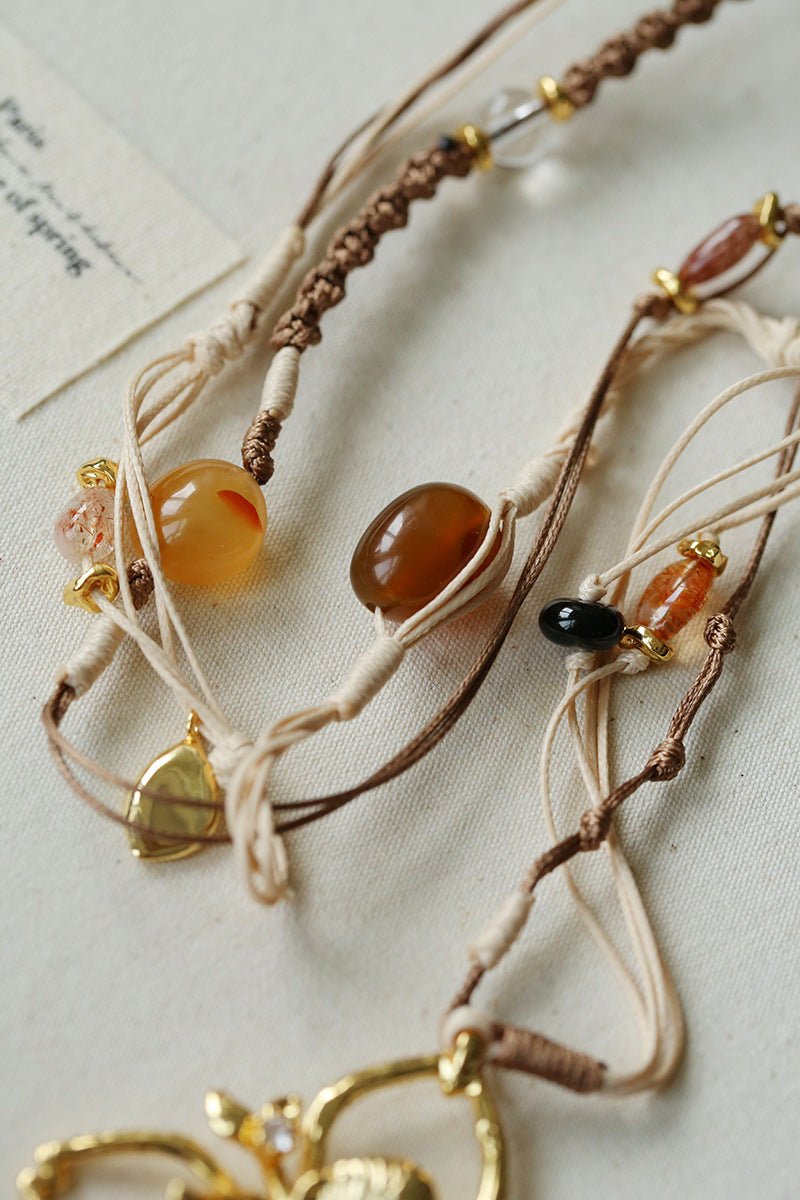 Branch Shadow Braided Necklace - floysun
