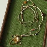 Branch Shadow Braided Necklace - floysun