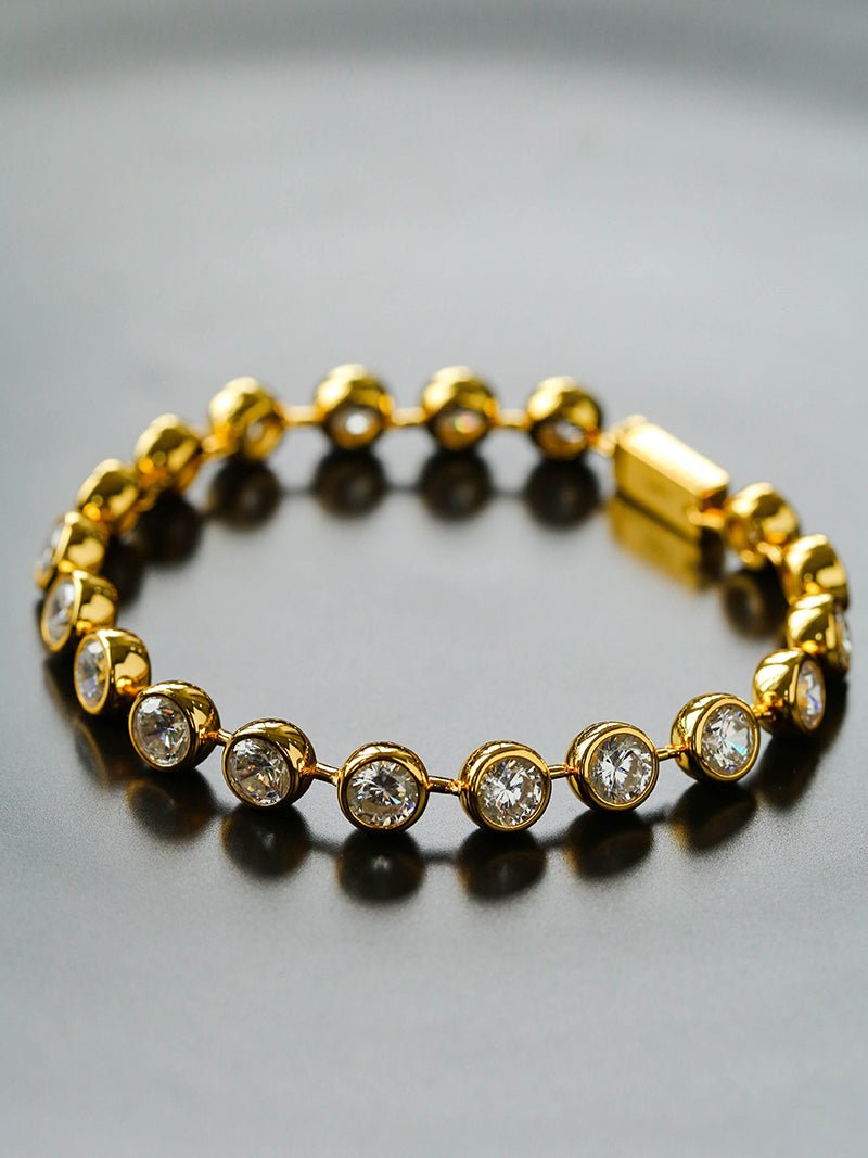 Bubble Pavé Zircon Bracelet - floysun
