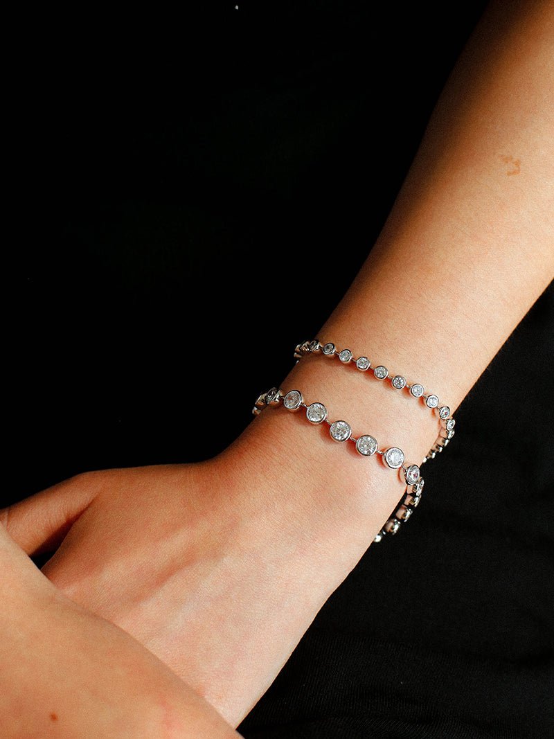 Bubble Pavé Zircon Bracelet - floysun