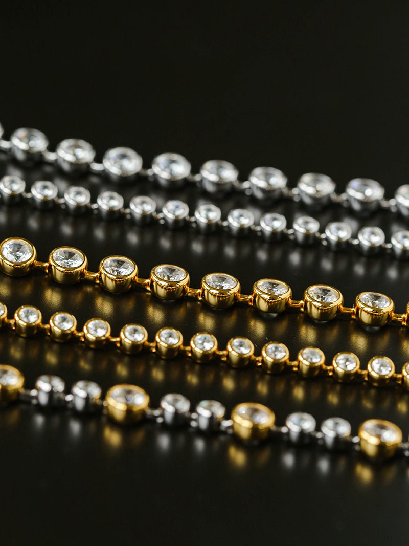 Bubble Pavé Zircon Bracelet - floysun