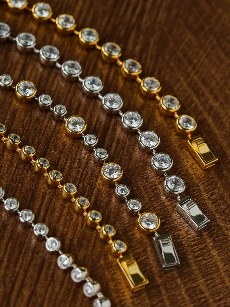 Bubble Pavé Zircon Bracelet - floysun