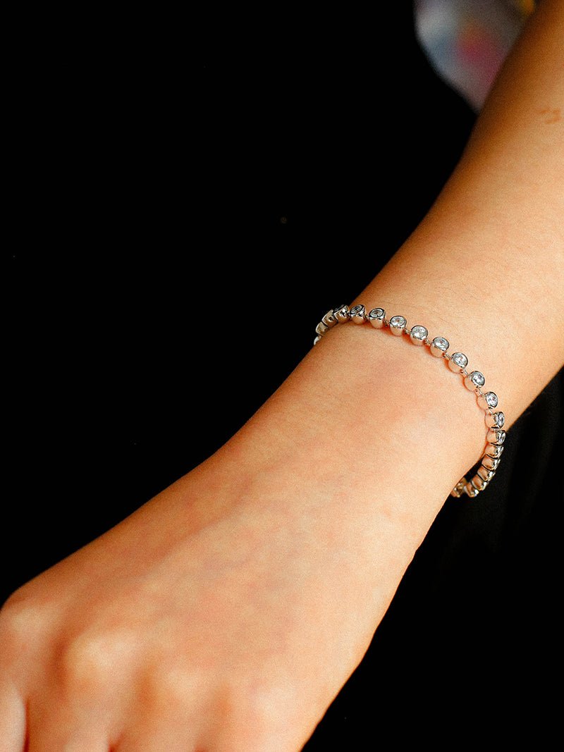 Bubble Pavé Zircon Bracelet - floysun