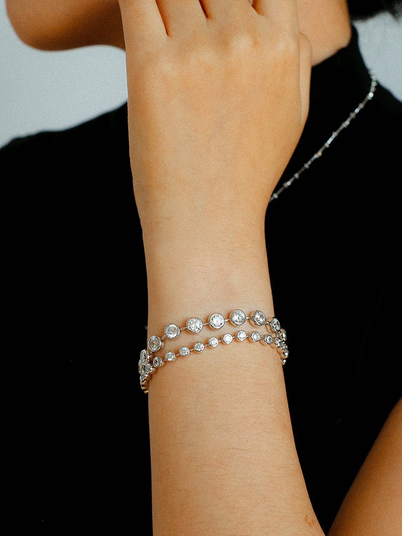 Bubble Pavé Zircon Bracelet - floysun