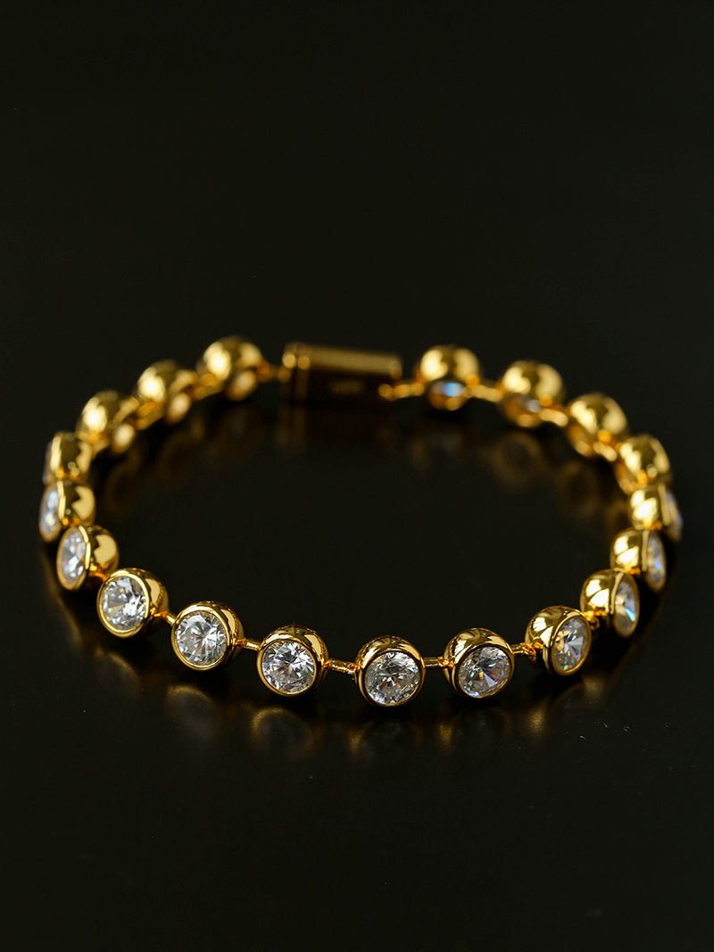 Bubble Pavé Zircon Bracelet - floysun