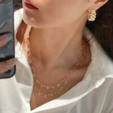 BubbleGlow Pavé Beaded Huggie Stud Earrings - floysun