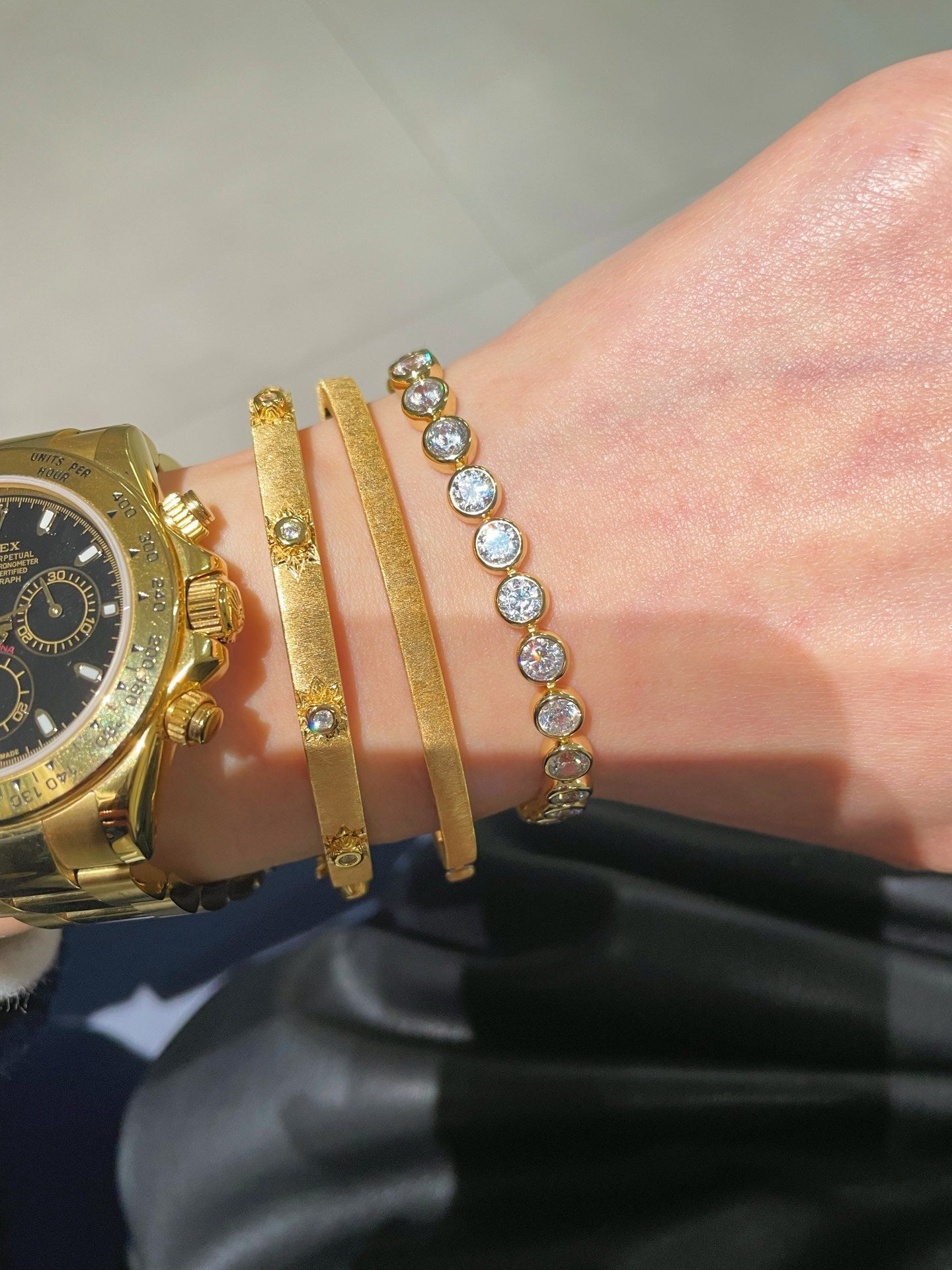 BubbleGlow Pavé Bubble Link Bracelet - floysun