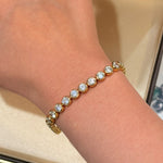 BubbleGlow Pavé Bubble Link Bracelet - floysun
