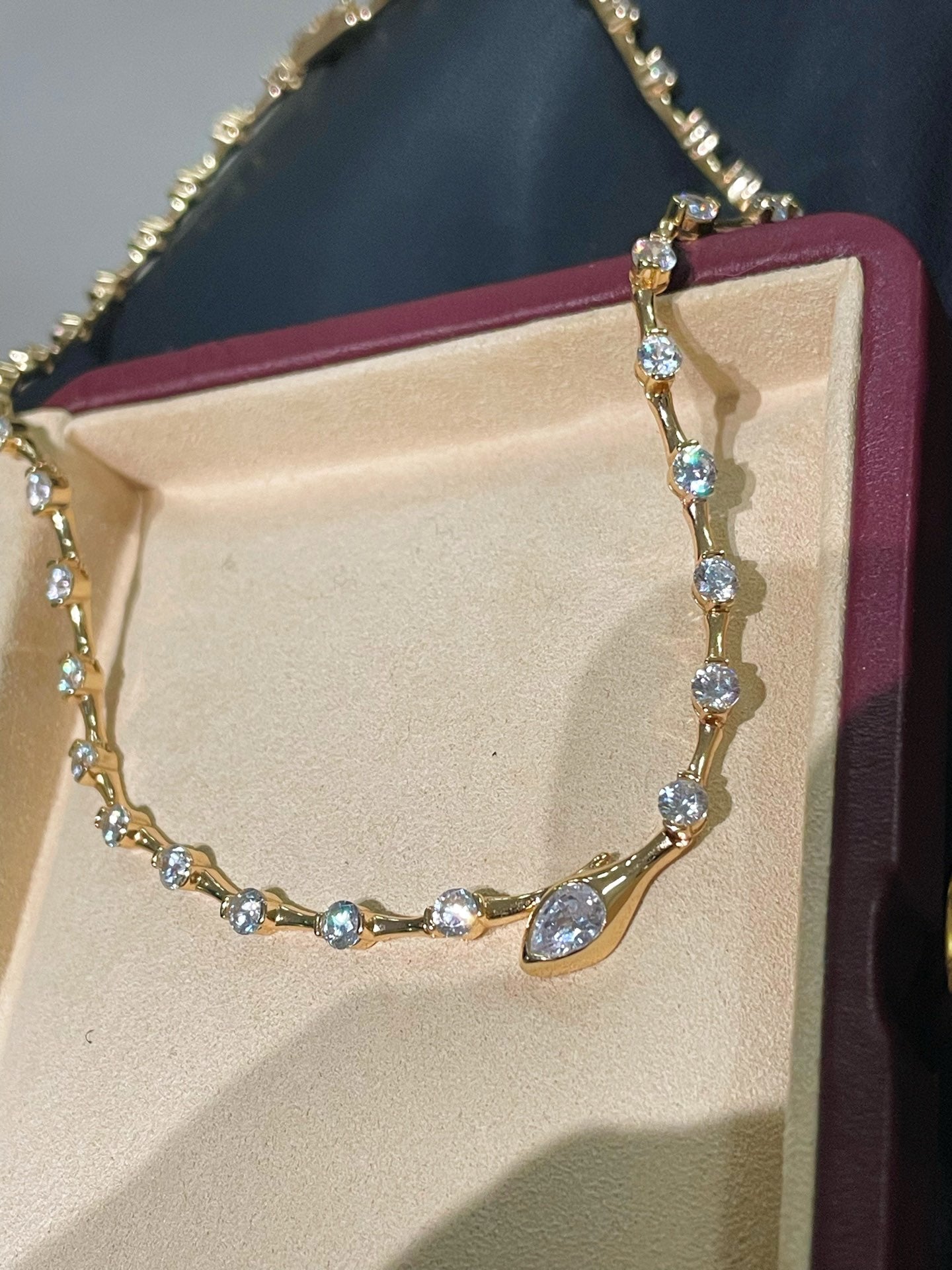 BubbleGlow Pavé Series Choker Necklace - floysun