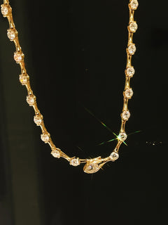 BubbleGlow Pavé Series Choker Necklace - floysun