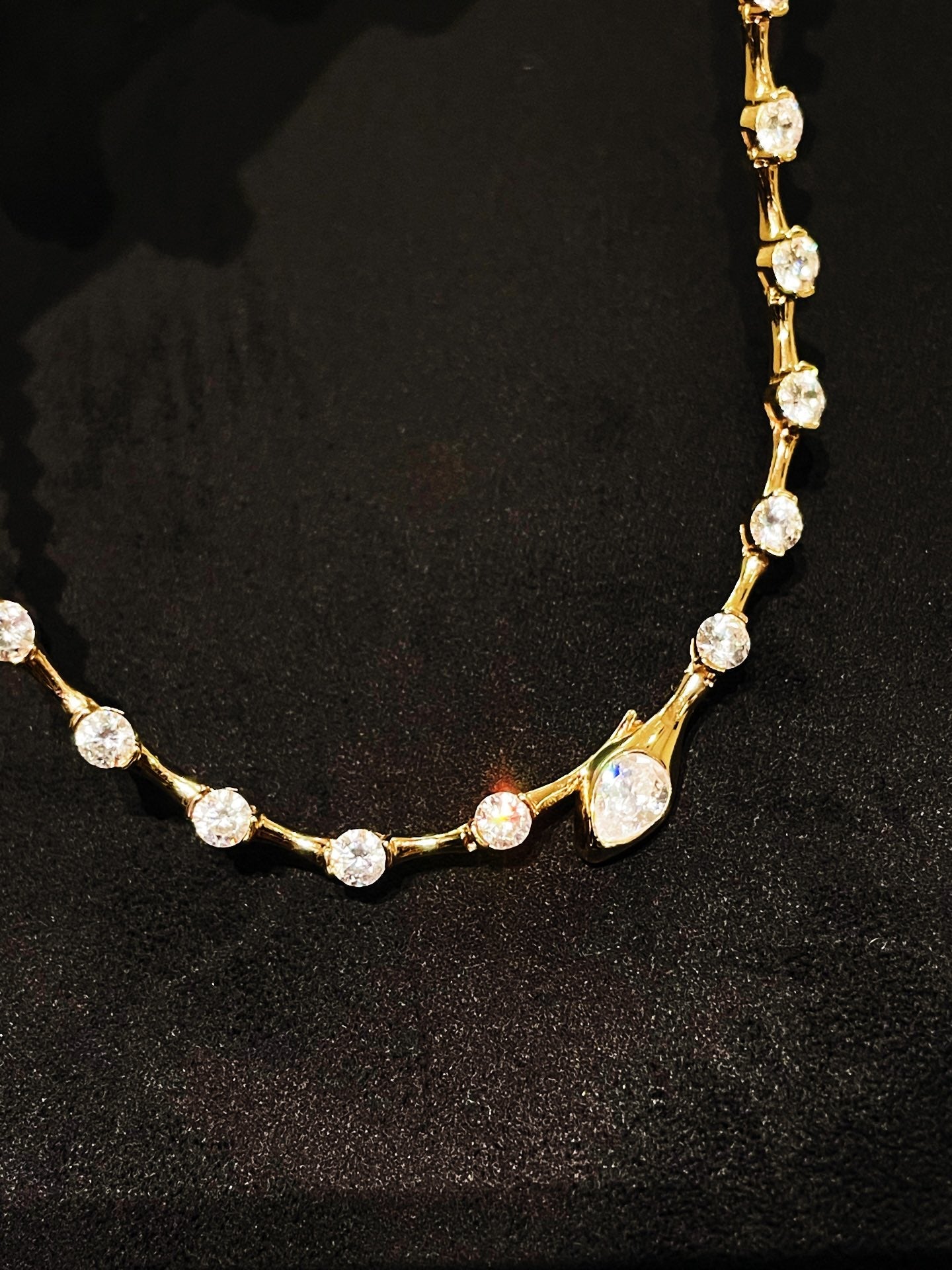 BubbleGlow Pavé Series Choker Necklace - floysun